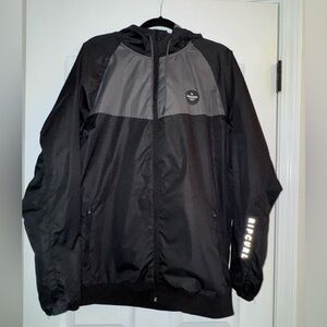 Rip Curl Men's Black and Gray Windbreaker